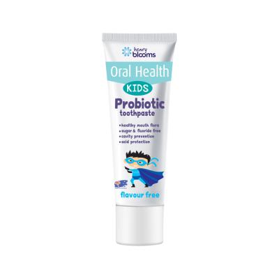 Henry Blooms Oral Health Kids Probiotic Toothpaste Flavour Free 50g